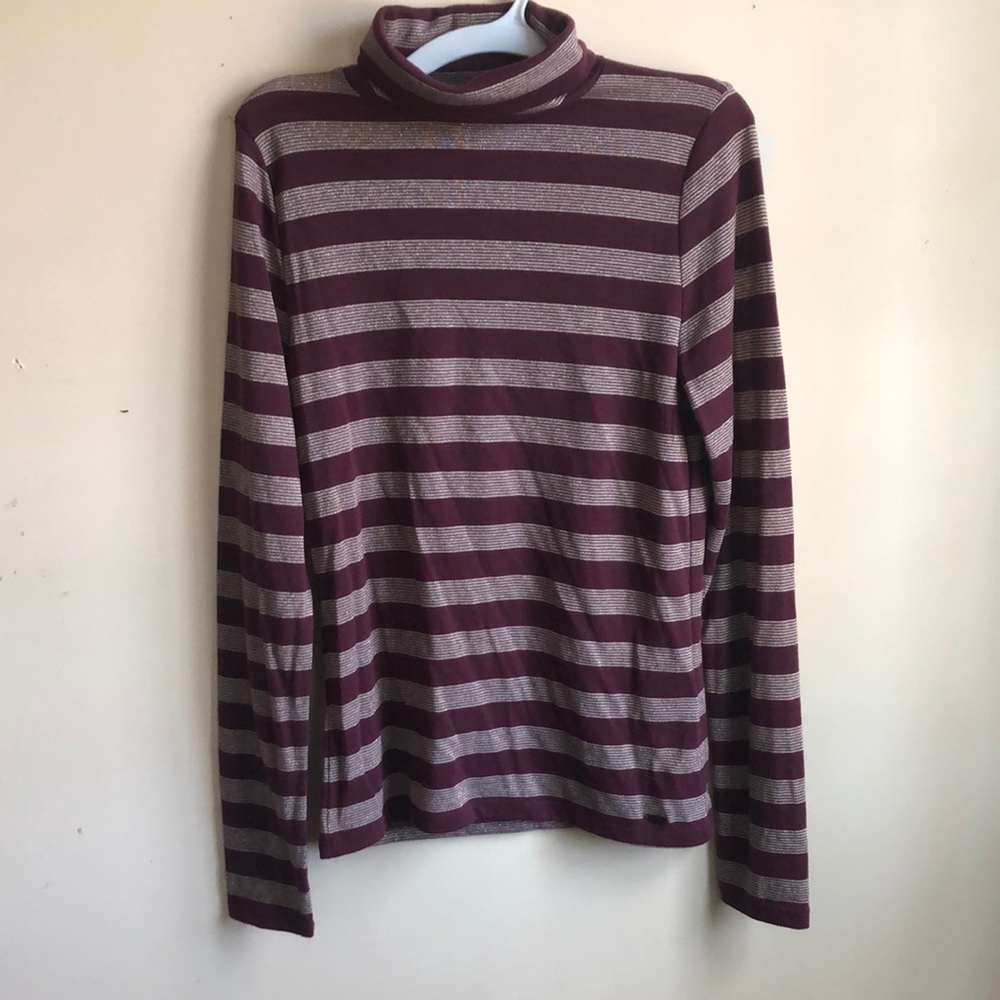 Hollister turtleneck sparkly long sleeve